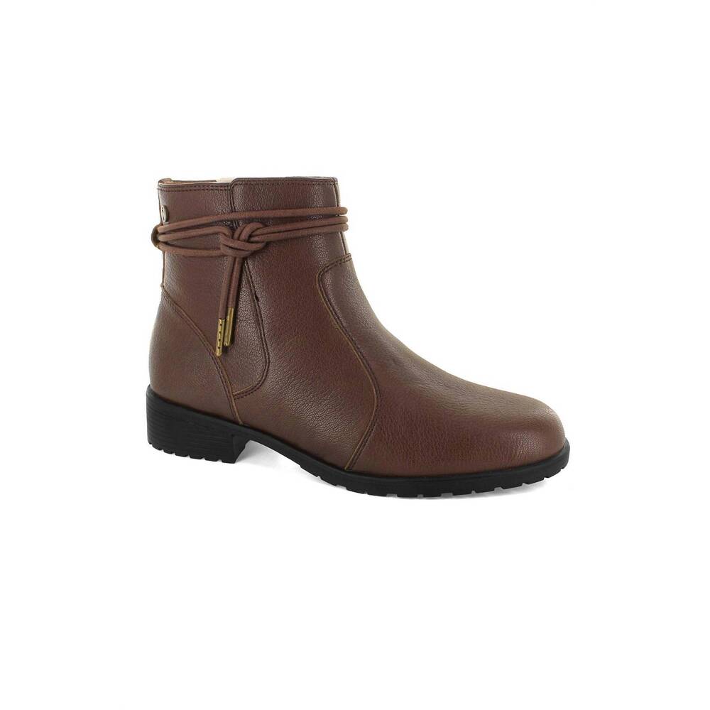 NEW STRIVE women's lambeth ankle boots in chocolate